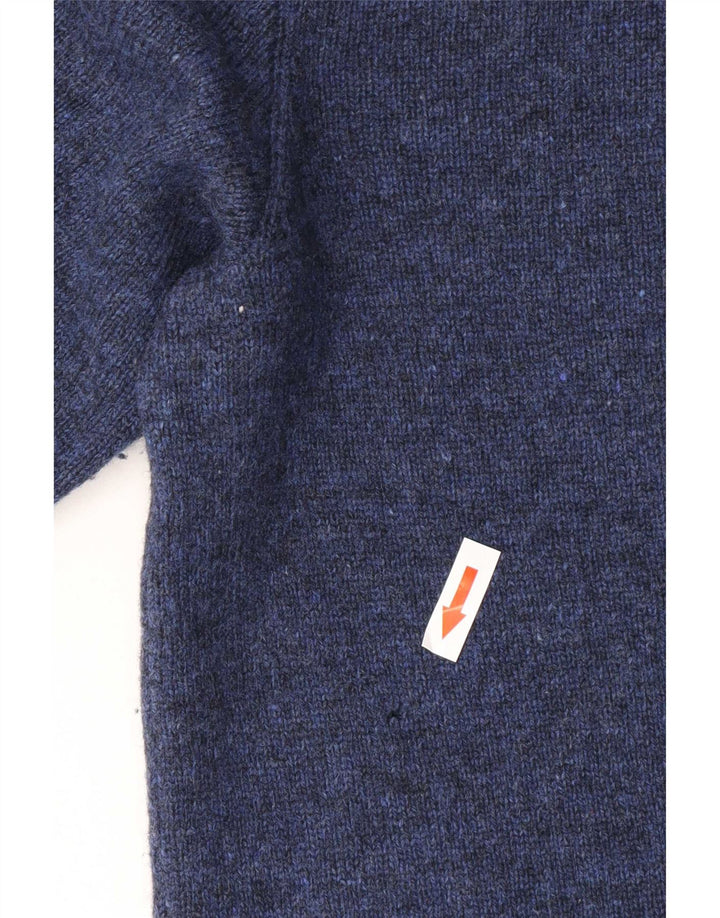 Polo Ralph Lauren Męski sweter z dekoltem w kształcie litery V, średni granatowy, klasyczny