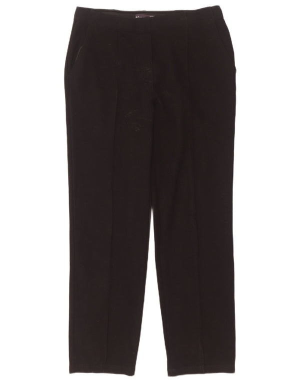 Spodnie damskie Marks & Spencer Straight Chino UK 12 Medium W28 L30 Czarne