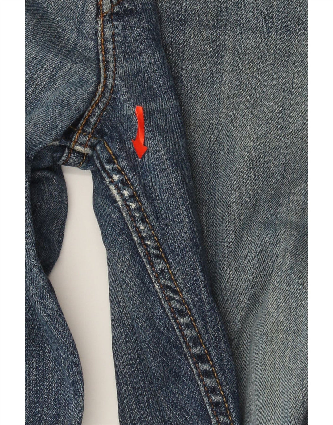 Męskie jeansy Levi's 752 Straight W33 L31 Niebieskie bawełniane