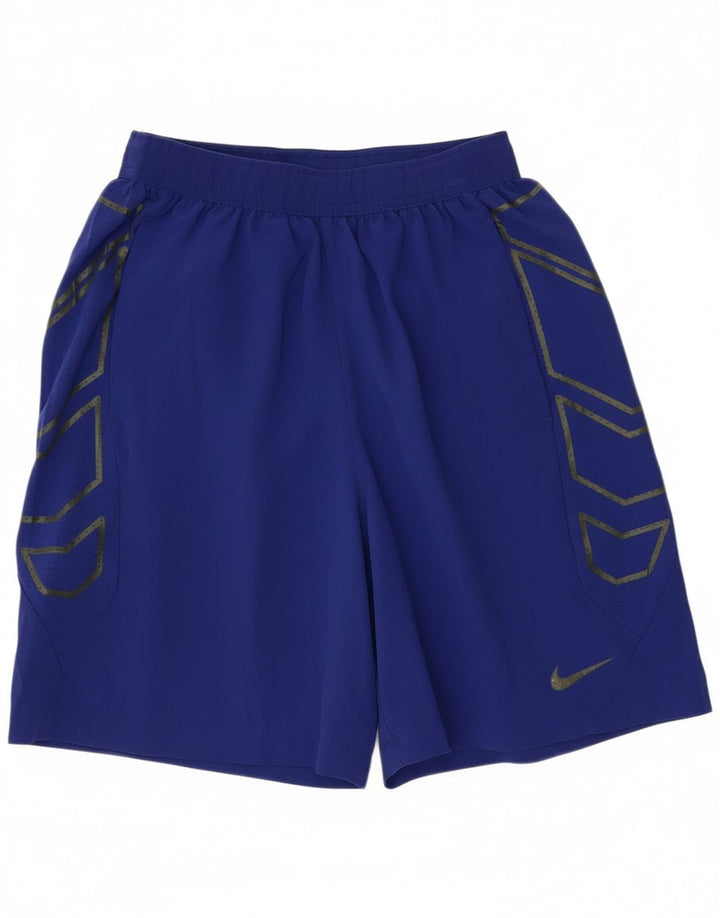 Męskie spodenki sportowe Nike Graphic, średni niebieski, poliester
