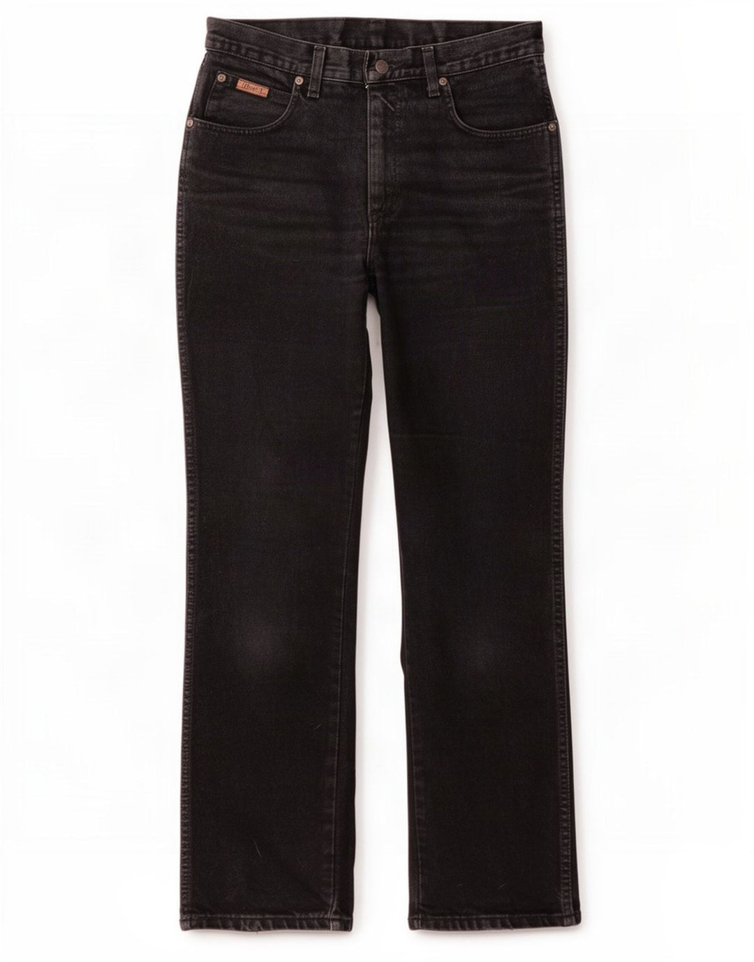 Męskie jeansy Wrangler Texas Straight W31 L32, czarne, bawełniane