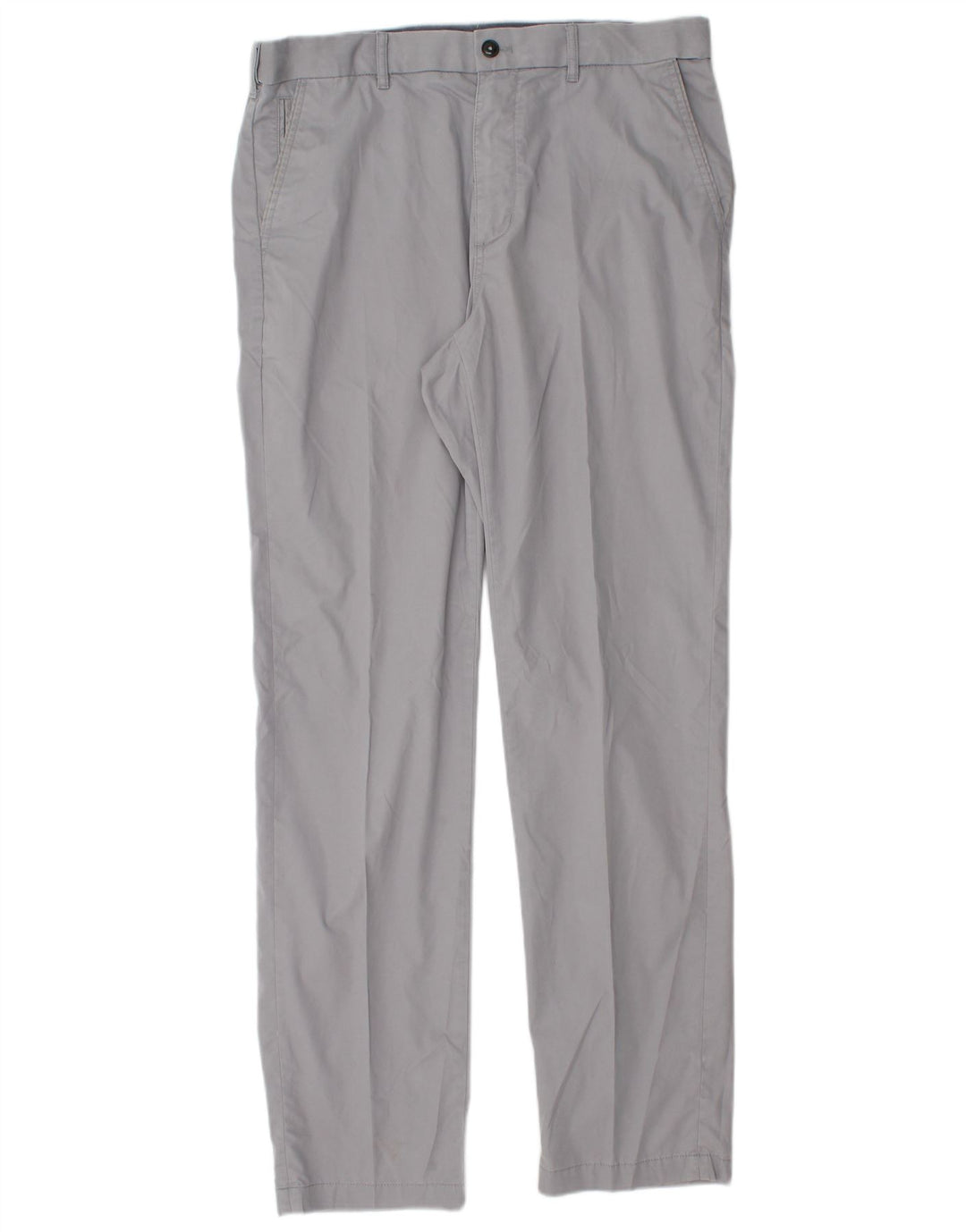 Męskie spodnie chino Marks & Spencer Blue Harbor o regularnym kroju W34 L33 szare