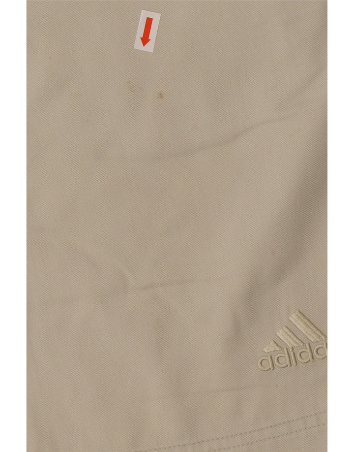 Adidas Męskie Spodenki Chino Duże W34 Beżowy Poliester