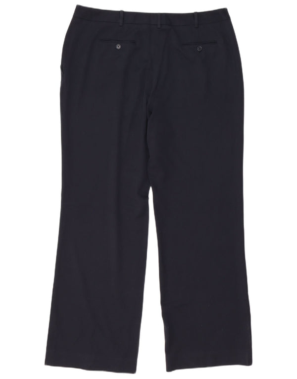 Spodnie garniturowe Brooks Brothers Caroline US 16 2XL W35 L32 Granatowe