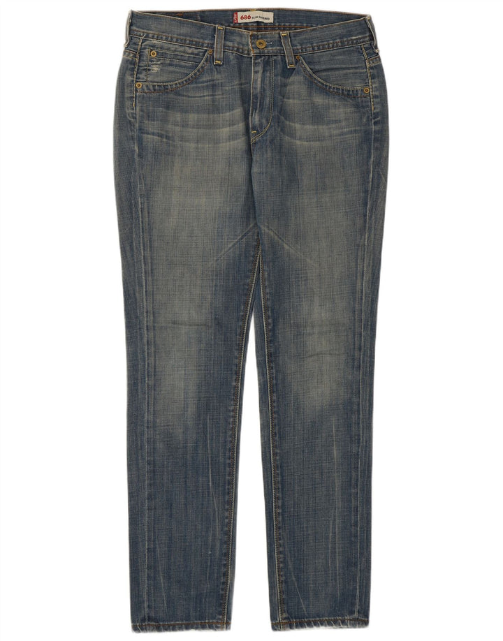 Damskie jeansy Levi's 686 Slim Tapered W30 L29 Niebieskie