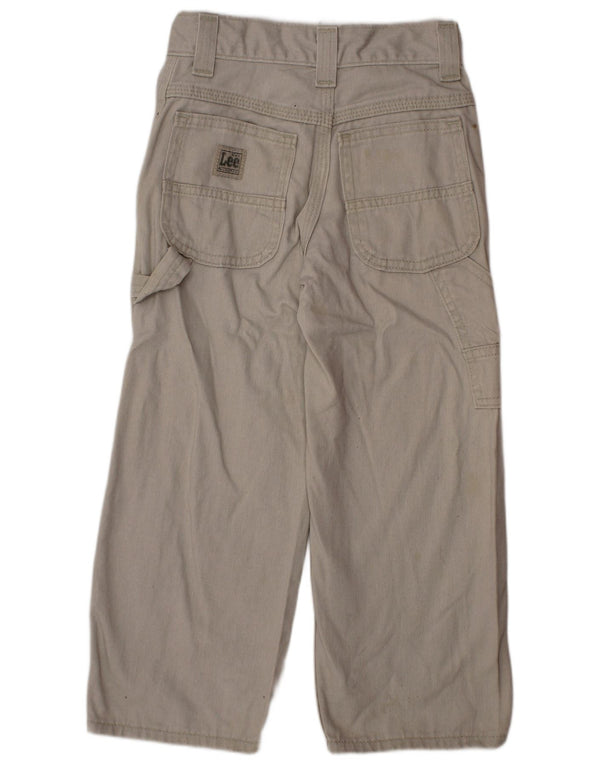 Dżinsy chłopięce LEE Cargo z szeroką nogawką 4-5 lat W22 L18 Szara bawełna