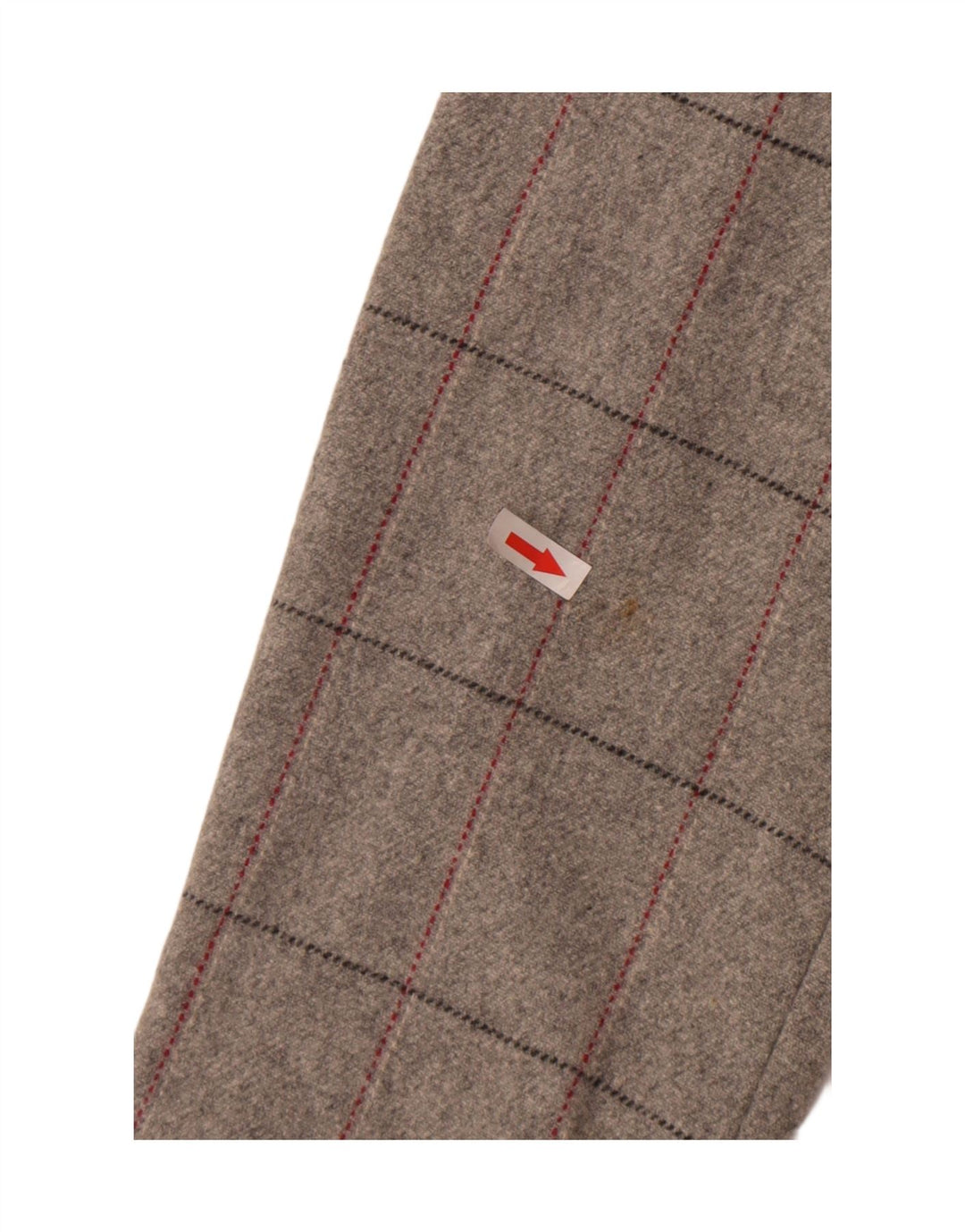 Marks & Spencer Damski płaszcz dwurzędowy UK 18 XL Szary w kratkę, nowa wełna