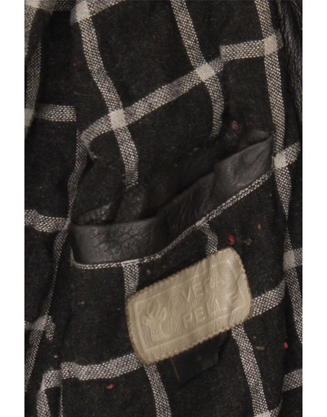 Vintage męska kurtka skórzana IT 56 3XL czarna skóra