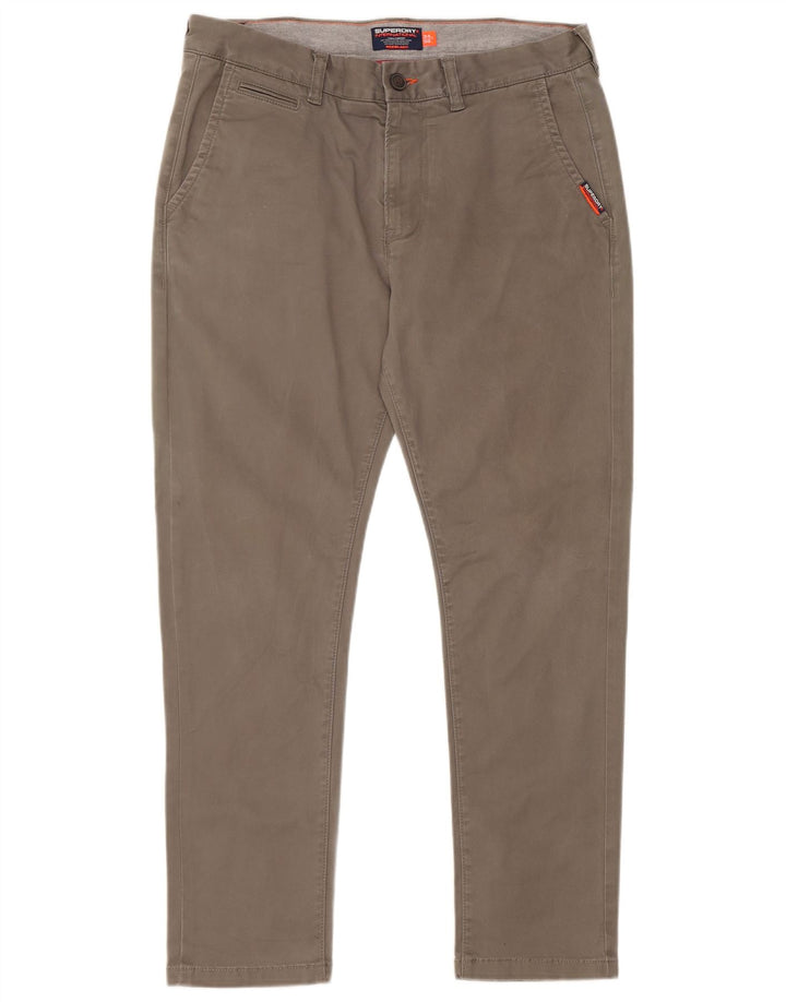 Męskie spodnie cargo Superdry W34 L30 Khaki, bawełna