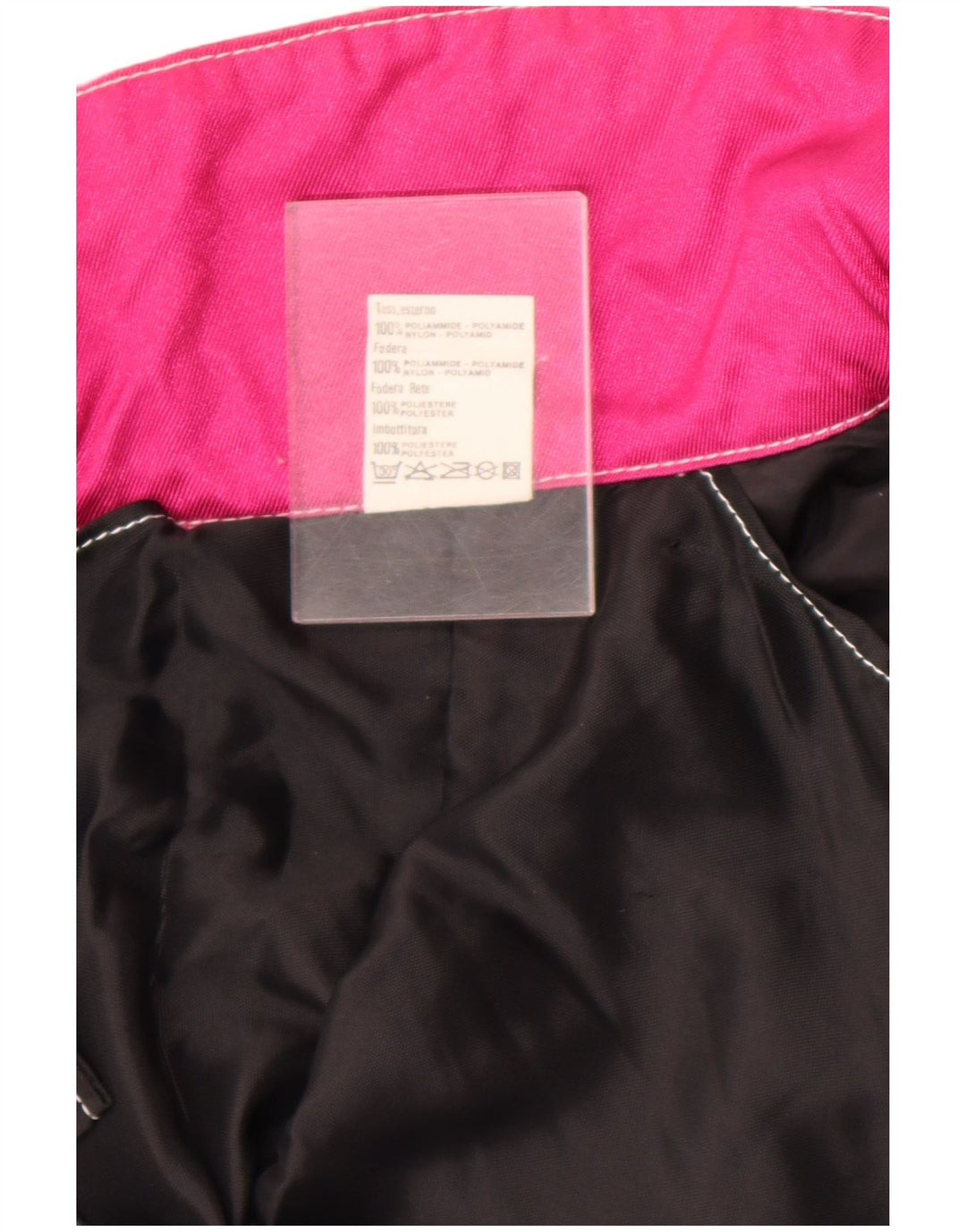 Męska kurtka użytkowa Vintage UK 42 XL Różowy poliamid z blokami kolorów