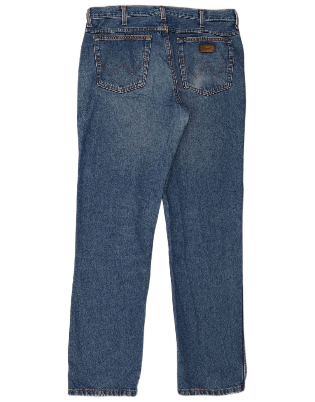 Męskie proste dżinsy Wrangler W32 L33 niebieskie