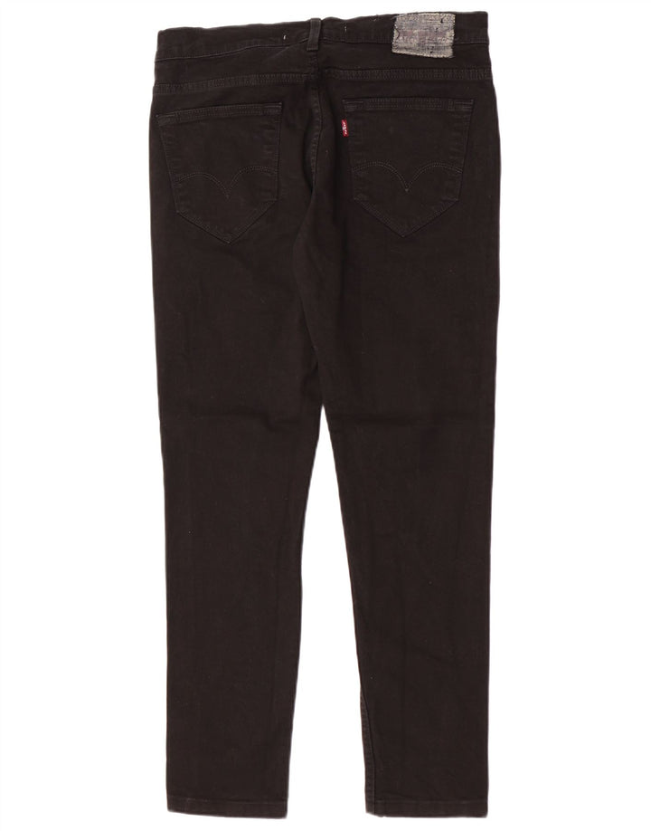 Męskie jeansy Levi's 519 Slim W33 L30 Czarna bawełna
