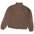 Damska bluza Adidas Oversized Graphic Zip Neck Sweter EU 36 Small Grey