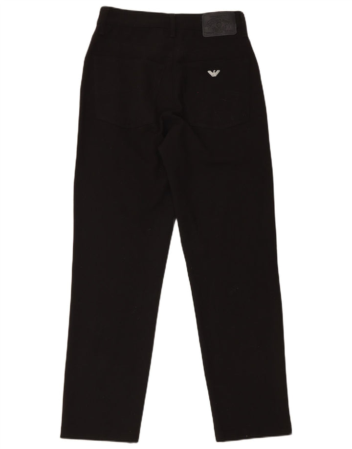 Spodnie damskie Armani Slim Casual W31 L31 Czarna wełna