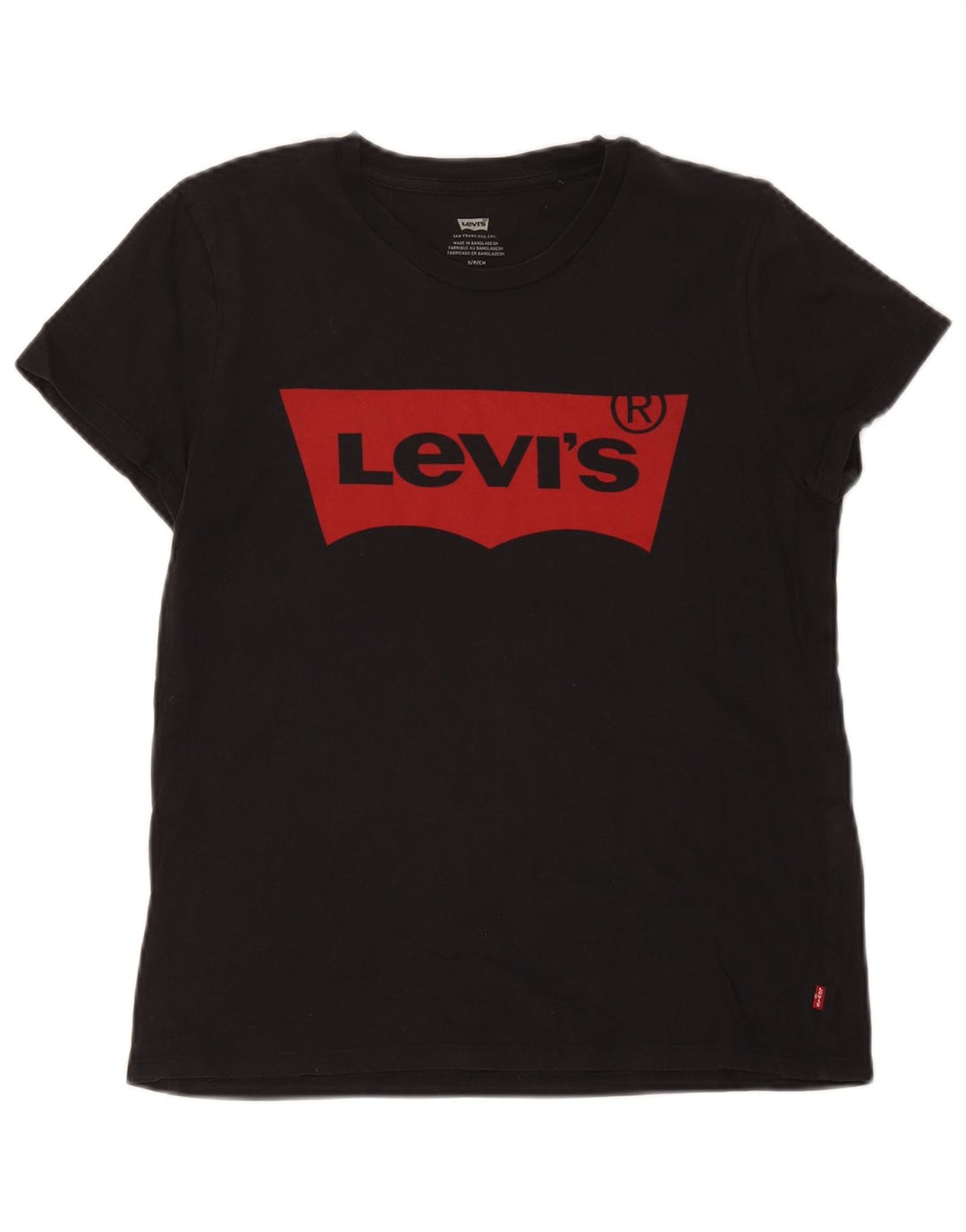 Męski T-shirt z grafiką Levi's, mały, czarny