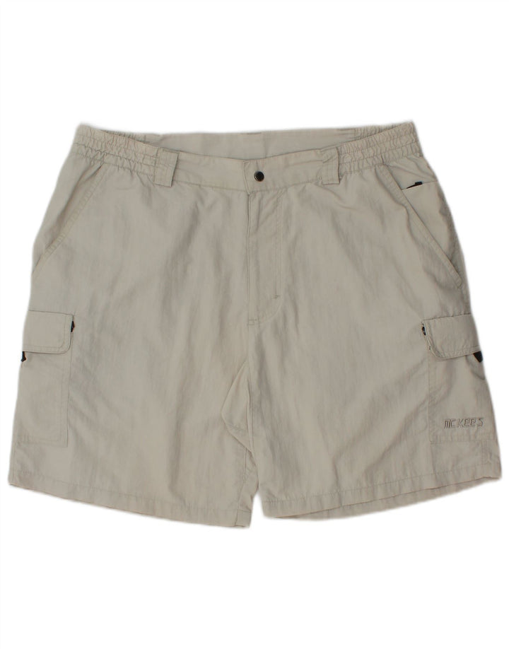 Męskie spodenki cargo MC Kee, duże W34, szary nylon