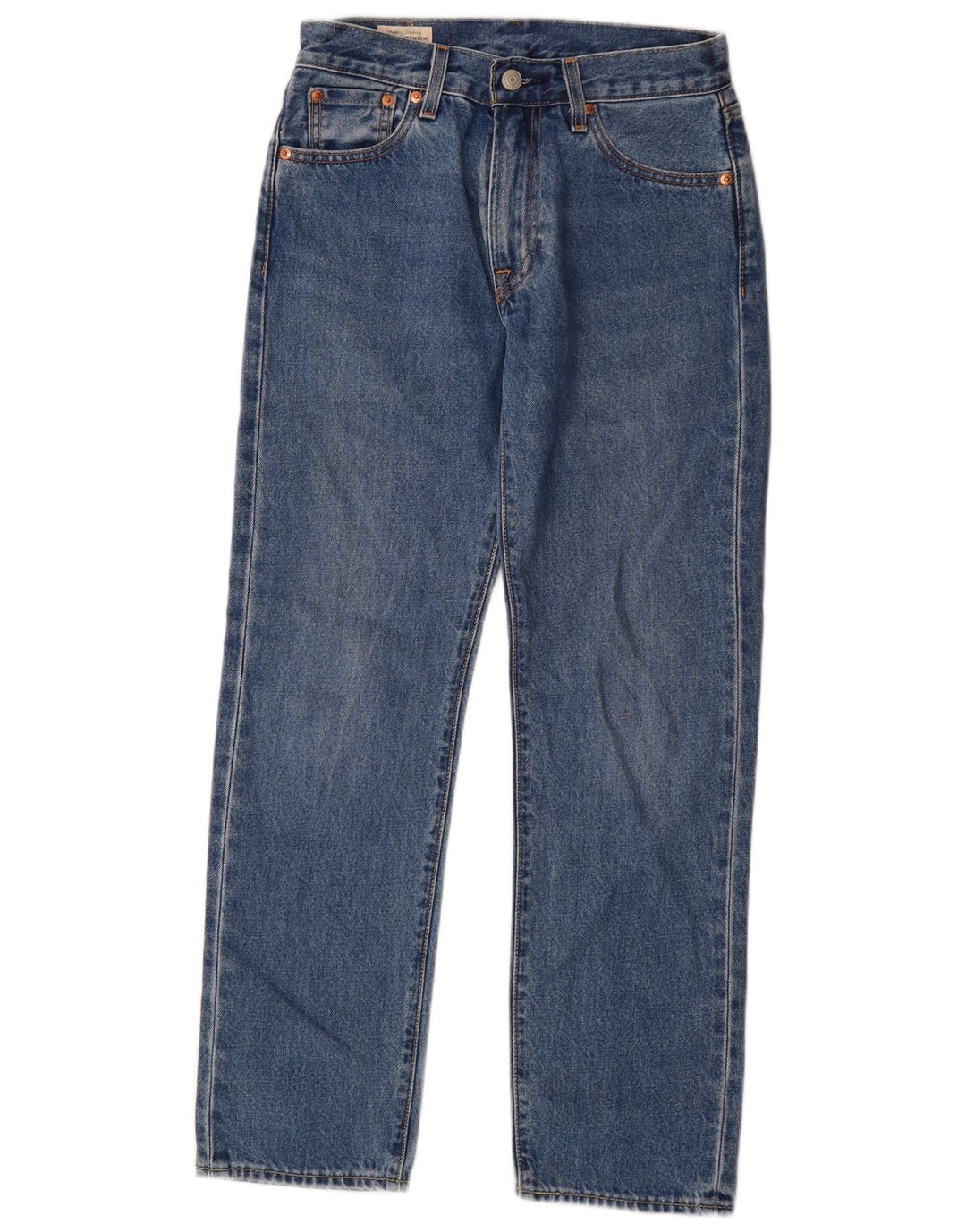 Damskie jeansy Levi's 551 Straight W26 L30 Niebieskie bawełniane