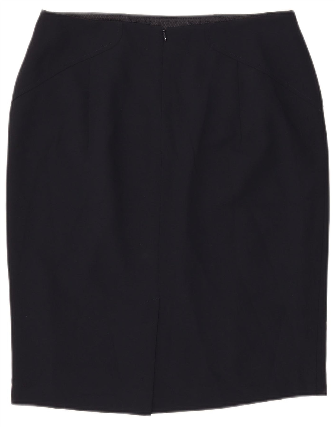 Damska spódnica ołówkowa John Lewis UK 12 Medium W30 Granatowy poliester