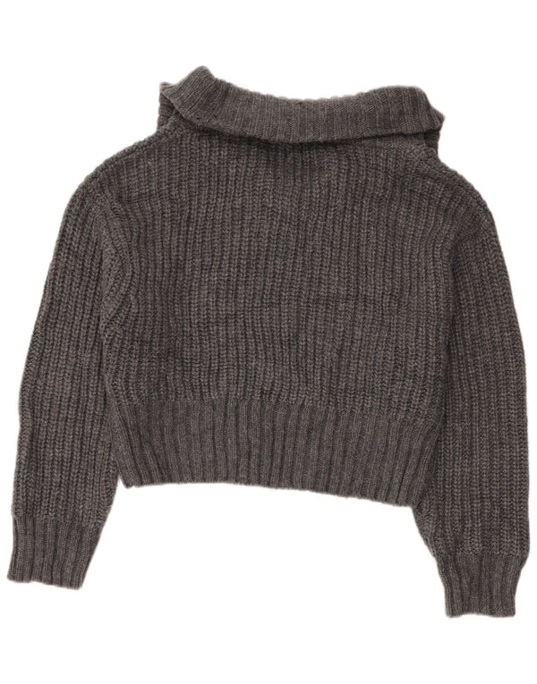 Sweter damski MINT VELVET UK 18 XL Szary akryl