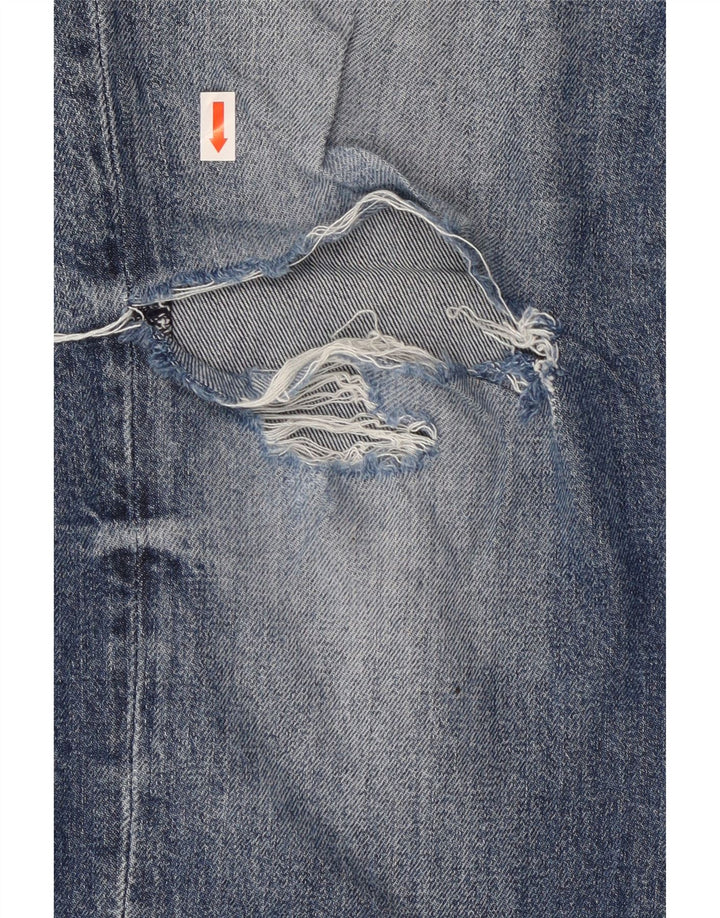 Męskie jeansy Levi's 514 w trudnej sytuacji W32 L30 Niebieska bawełna