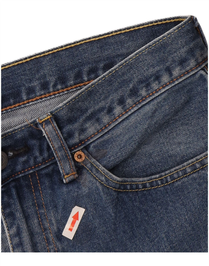 Męskie jeansy Levi's 751, krótkie, proste, W32 L24, niebieska bawełna