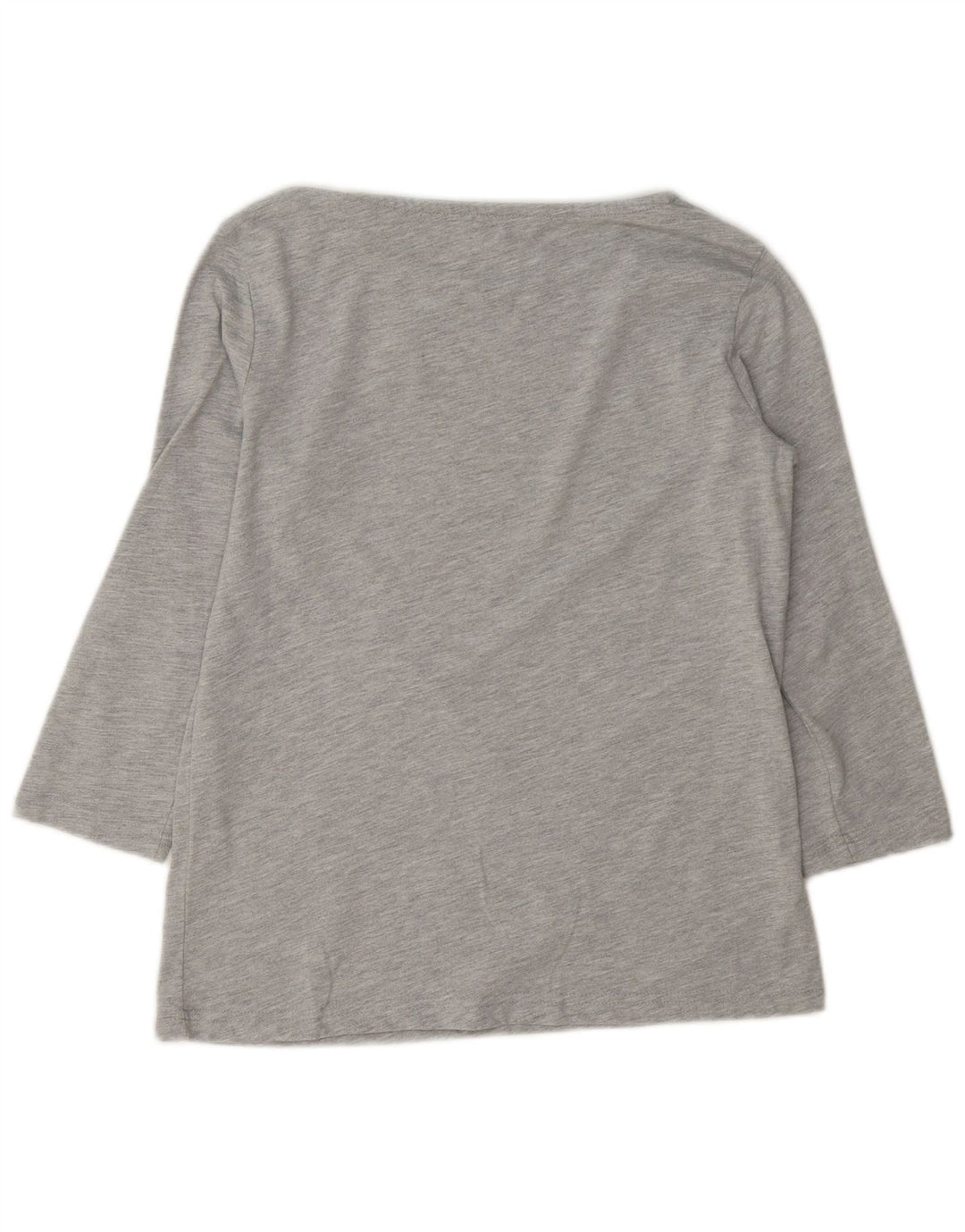 Crew Clothing Top damski z rękawem 3/4, UK 10, mały, szary poliester