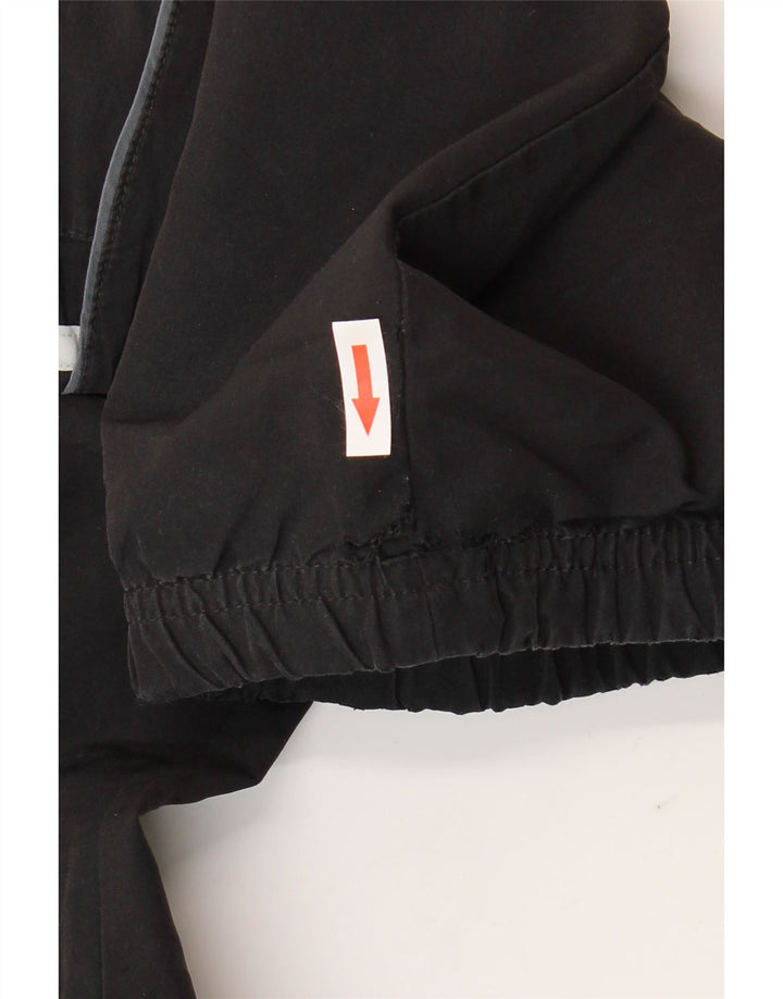 Męskie spodnie dresowe ADIDAS, małe, czarne, poliestrowe