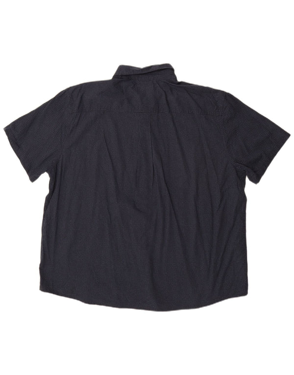 Koszula męska z krótkim rękawem Eddie Bauer 2XL granatowa w cętki