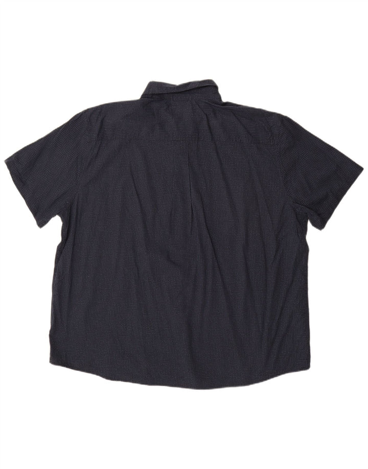 Koszula męska z krótkim rękawem Eddie Bauer 2XL granatowa w cętki