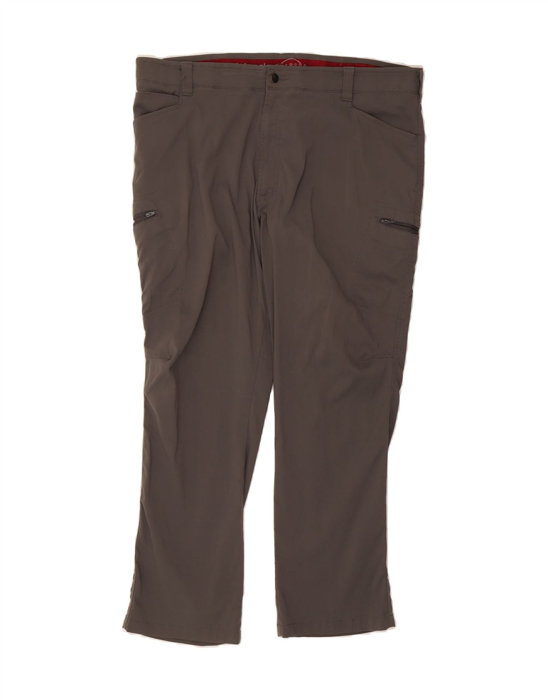 WRANGLER Womens Slim Cargo Trousers W42 L30 Grey Nylon Vintage Wrangler and Second-Hand Wrangler from Messina Hembry 