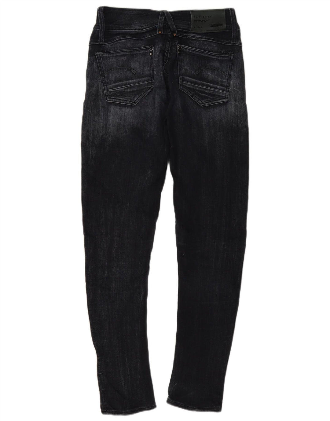 Damskie jeansy slim G-Star W25 L30 Czarna bawełna