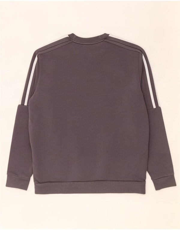 Bluza męska Adidas, duża, szara, bawełniana