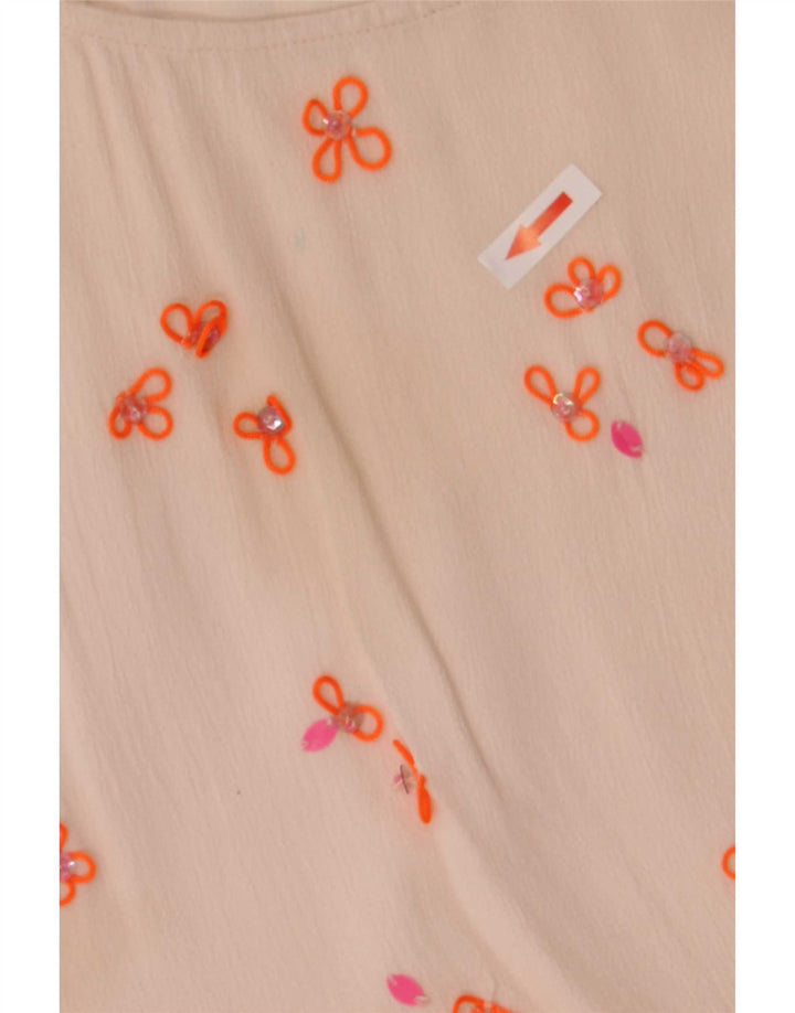 Bluzka damska French Connection Top UK 8 Small Pink Floral Wiskoza