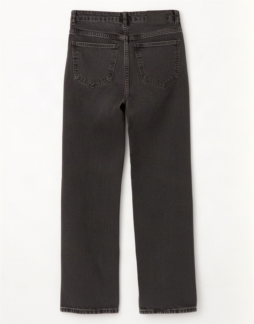 Damskie proste dżinsy Zara EU 40 Medium W30 L31 Czarna bawełna