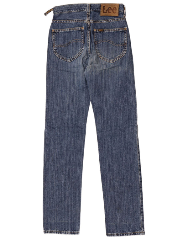Damskie jeansy Lee Straight W26 L32 Niebieskie bawełniane