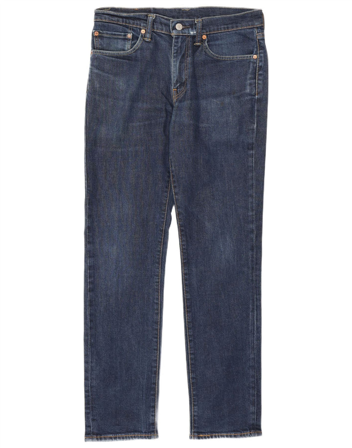 Męskie jeansy Levi's 511 Slim W32 L32 Granatowa bawełna