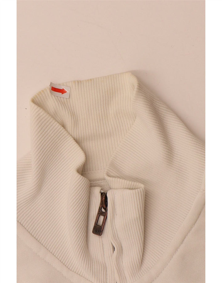 Męska kurtka dresowa G-STAR, średnia biała bawełna