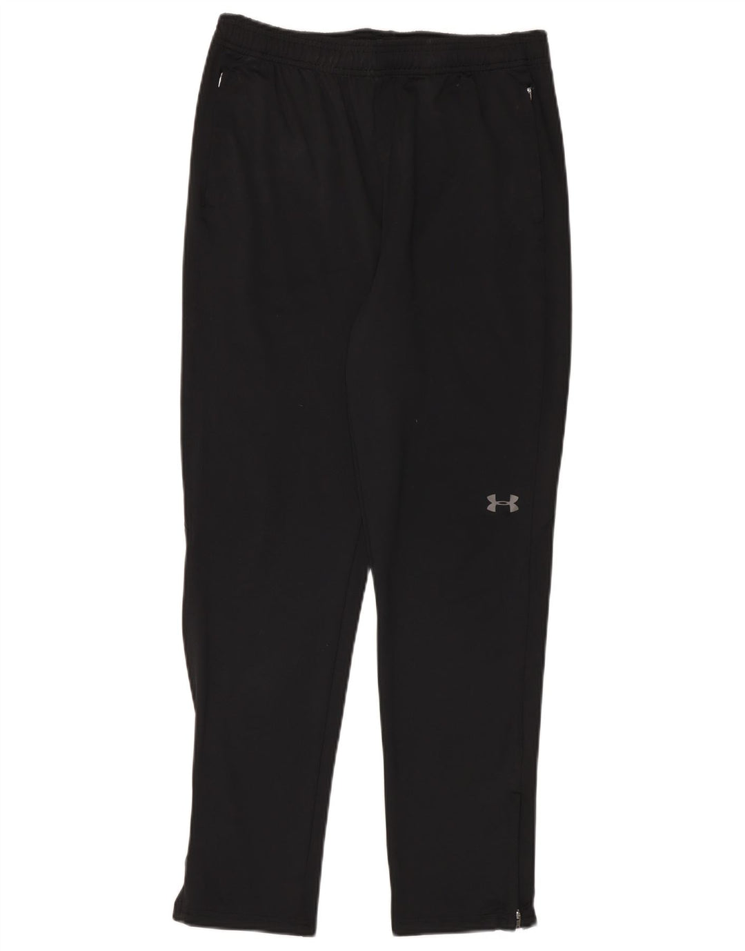 Chłopięce spodnie dresowe UNDER ARMOUR 13-14 lat XL, czarne, poliestrowe