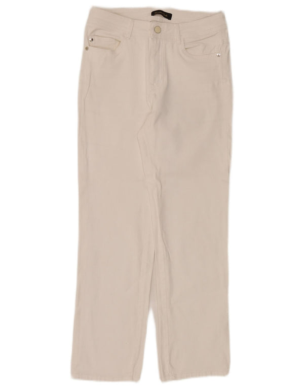 Damskie proste dżinsy Massimo Dutti EU 36 XS W26 L26 Białe