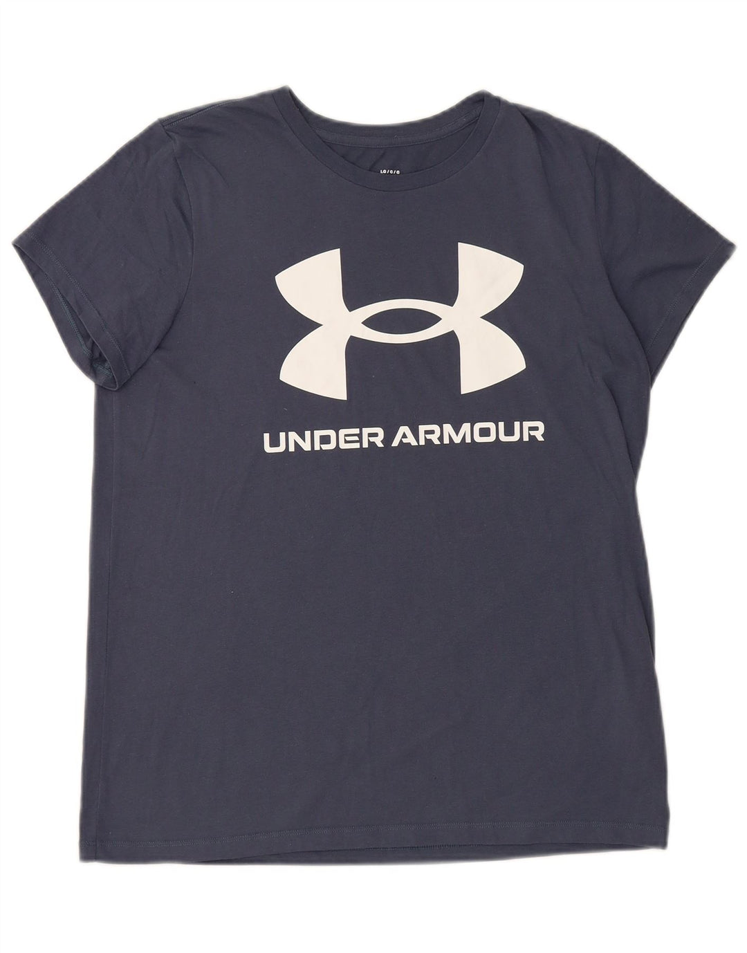 Męski T-shirt z grafiką UNDER ARMOUR, duży, granatowy, bawełniany