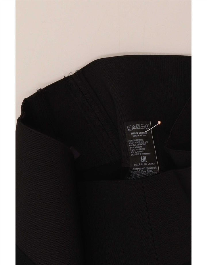 Legginsy damskie Marks & Spencer UK 8 Small, czarna wiskoza