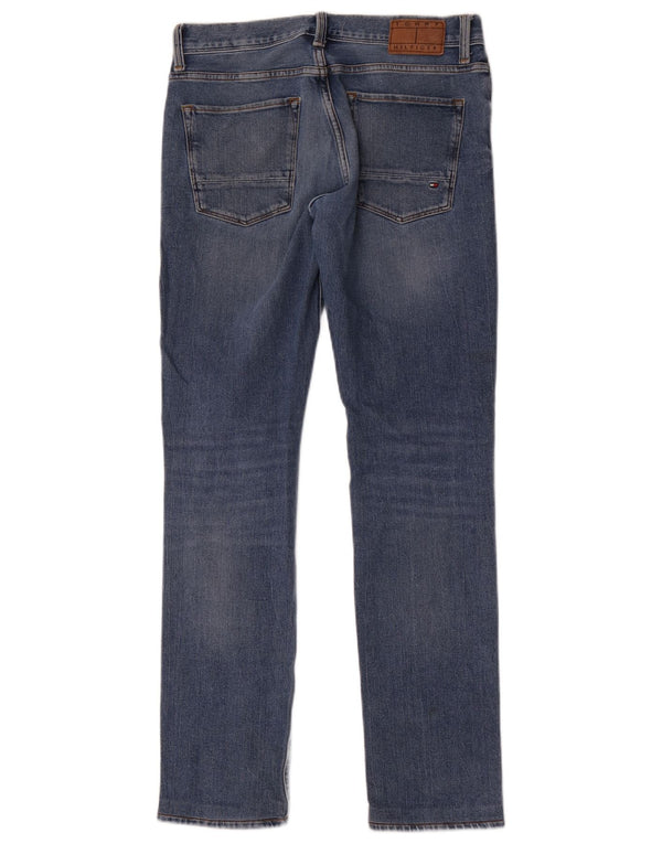 Damskie jeansy Denton Straight Jeansy Tommy Hilfiger W30 L34 Niebieskie bawełniane