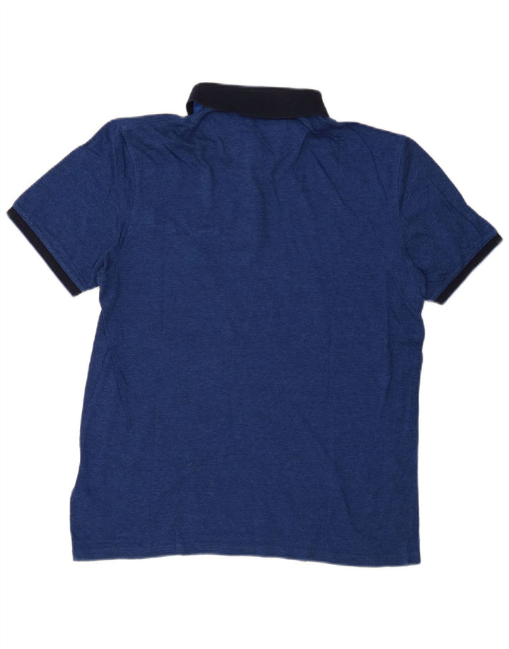 Męska koszulka polo Ted Baker, rozmiar 4, duża, niebieska, bawełniana