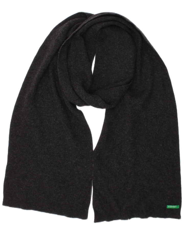 Szalik damski prostokątny United Colors of Benetton w jednym rozmiarze, szary, klasyczny