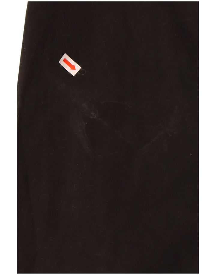 CALVIN KLEIN Męskie proste spodnie codzienne W34 L30 Czarna bawełna