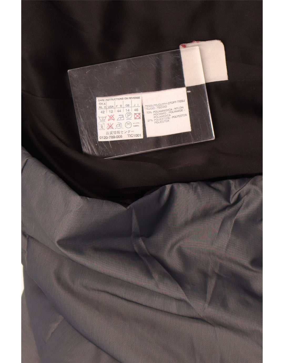 Damska kurtka wiatrówka Max Mara UK 14, duża, szary nylon