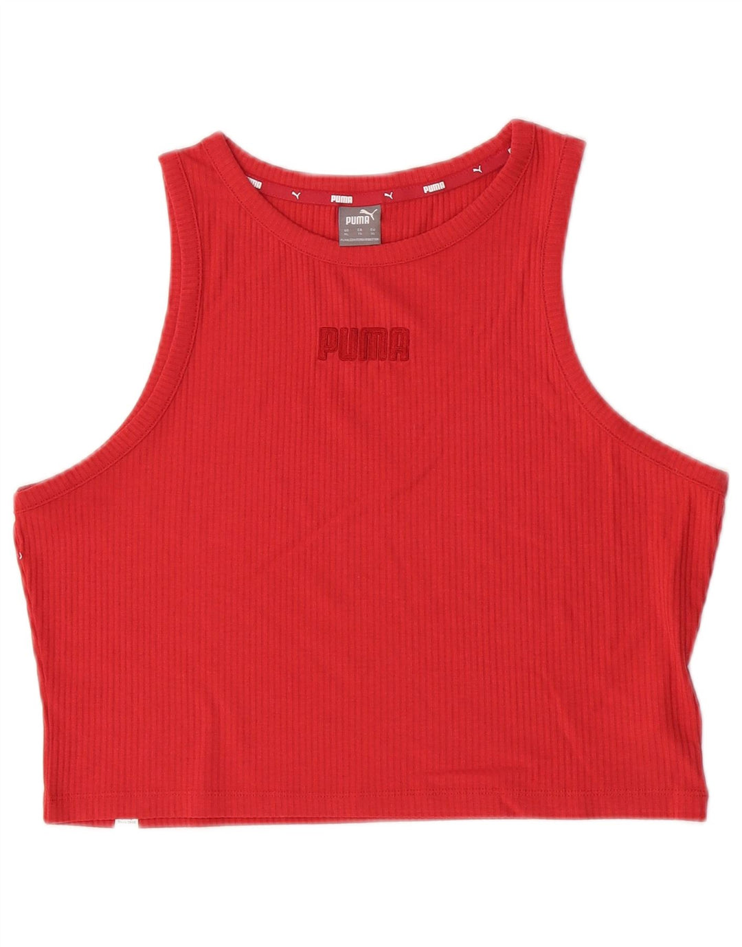 Damska kamizelka Puma Crop Graphic Top UK 18 XL Czerwony Poliester