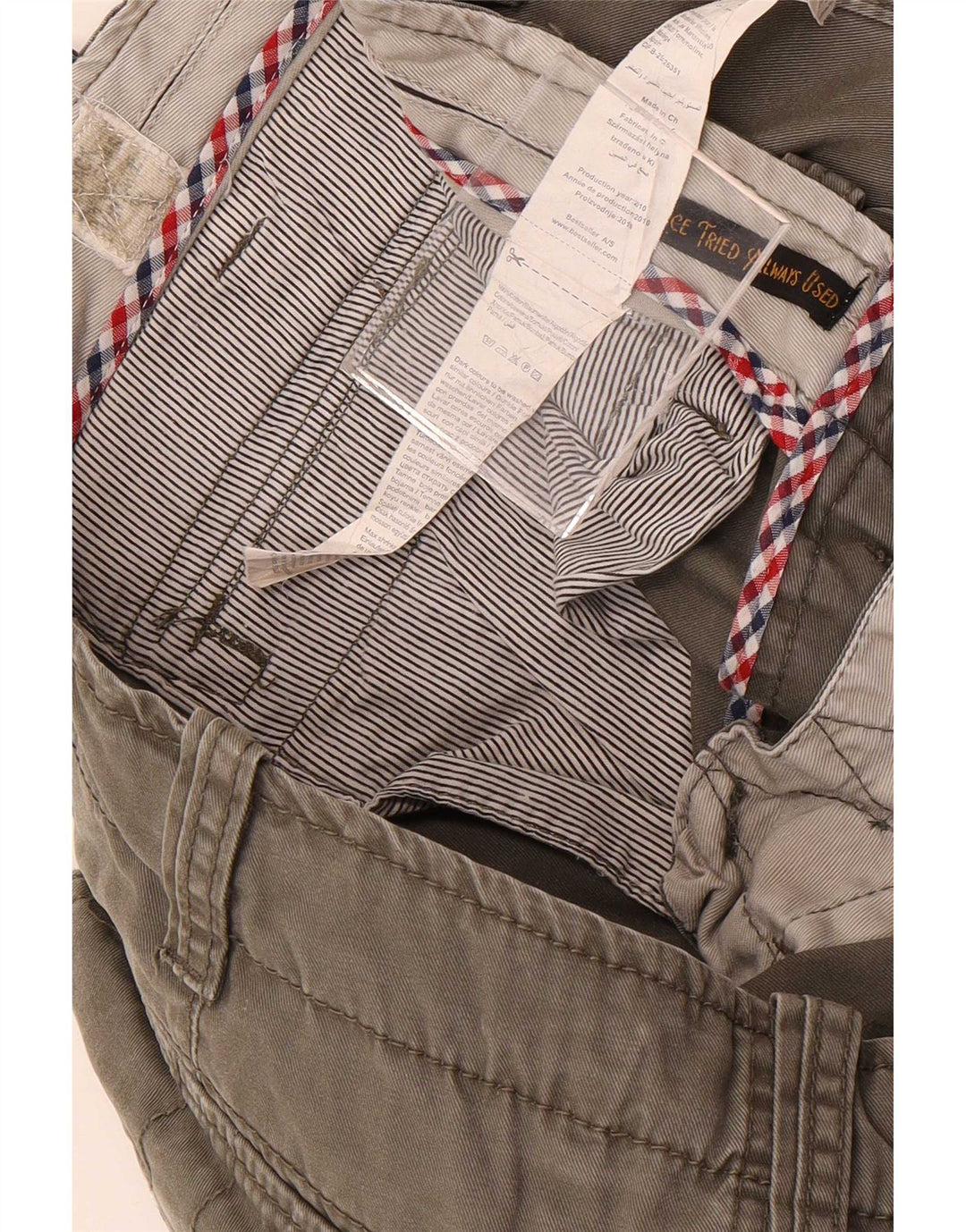 Męskie spodnie cargo Jack & Jones Joggers W33 L34 Szara bawełna