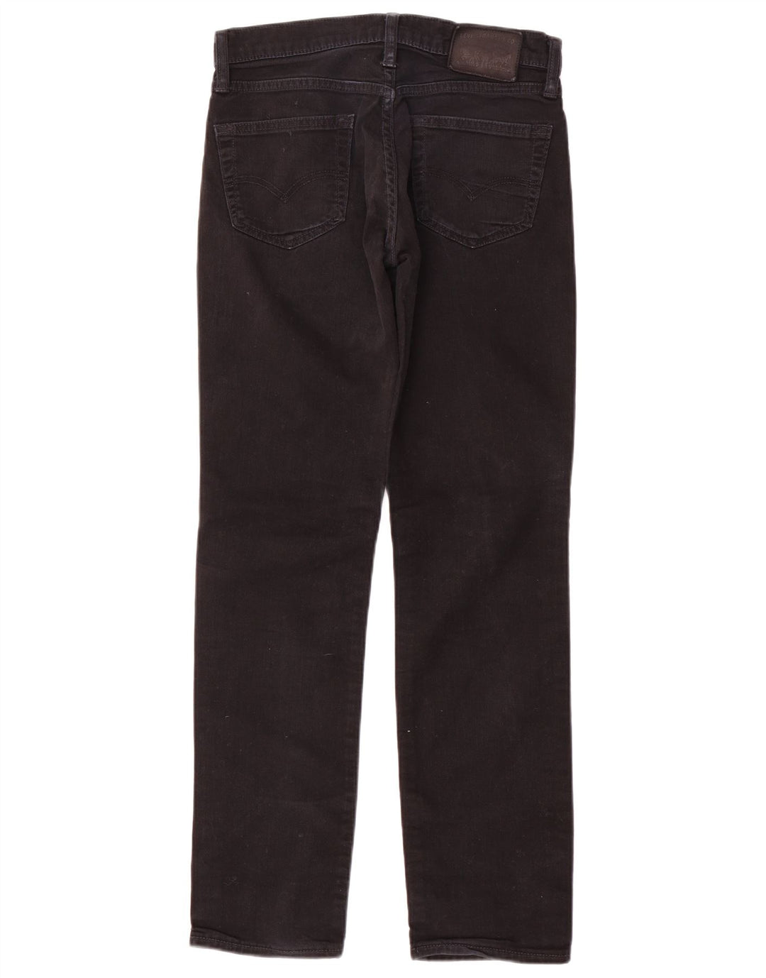 Męskie proste dżinsy Levi's W30 L32 Czarna bawełna