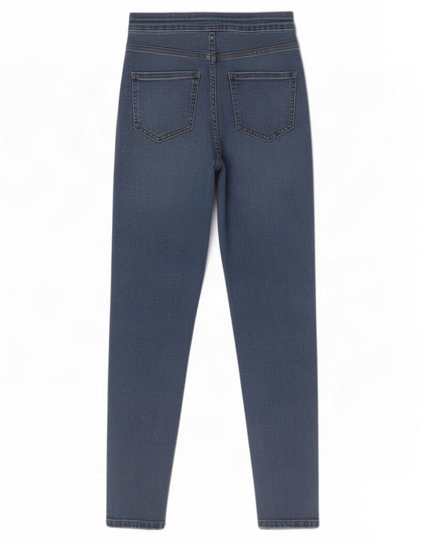 Marks & Spencer Damskie Super Skinny Jeans UK 8 Small W25 L28 Niebieskie bawełniane